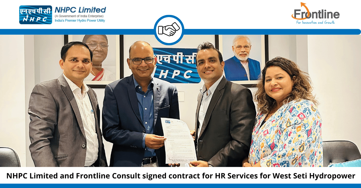 Frontline Consult signs contract with NHPC Limited